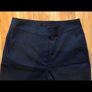 Theory lightweight wool pants - navy